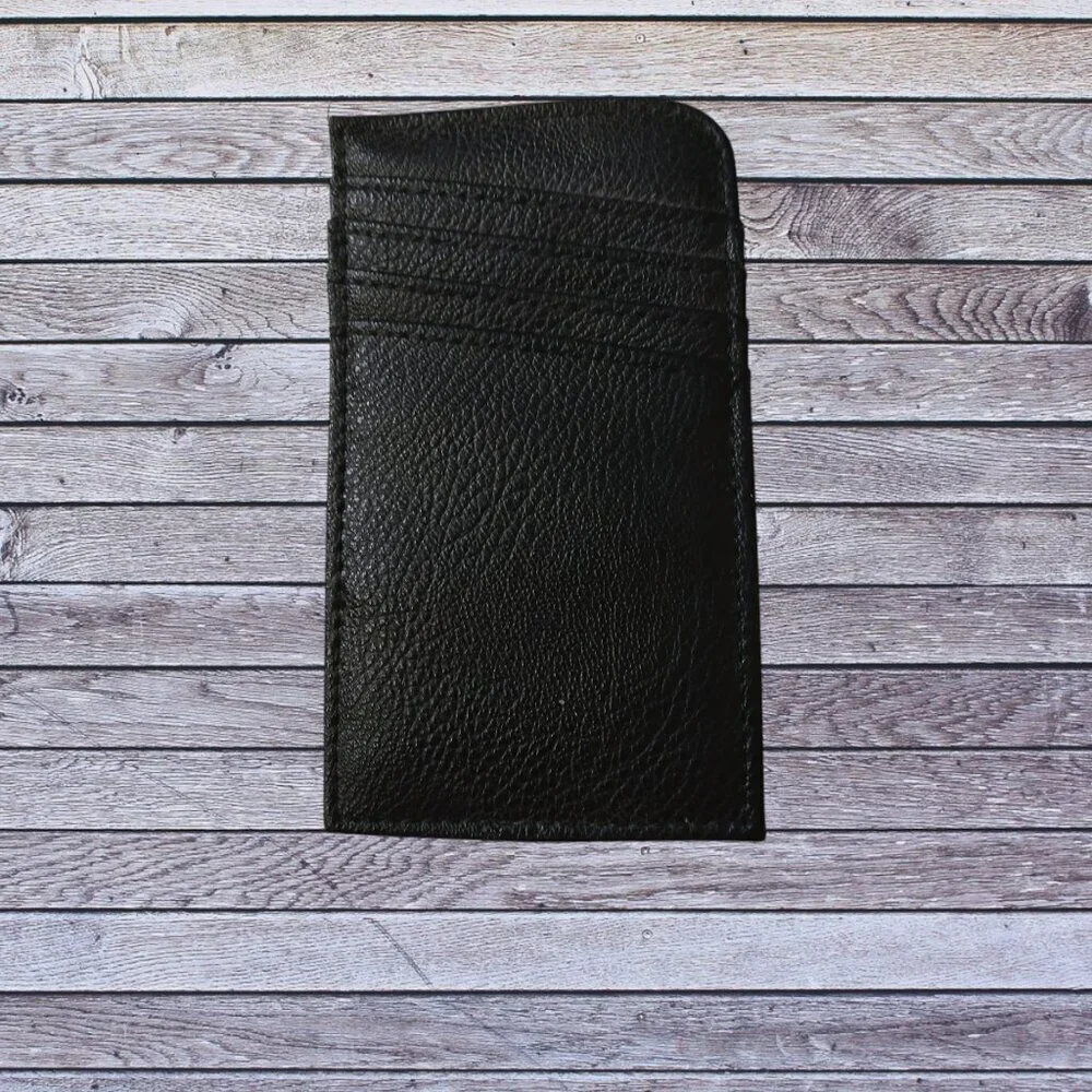 ScanSafe Concierge RFID Protected ID &  Credit Card Holder Black New Classic